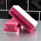 red non abrasive sponge scourer