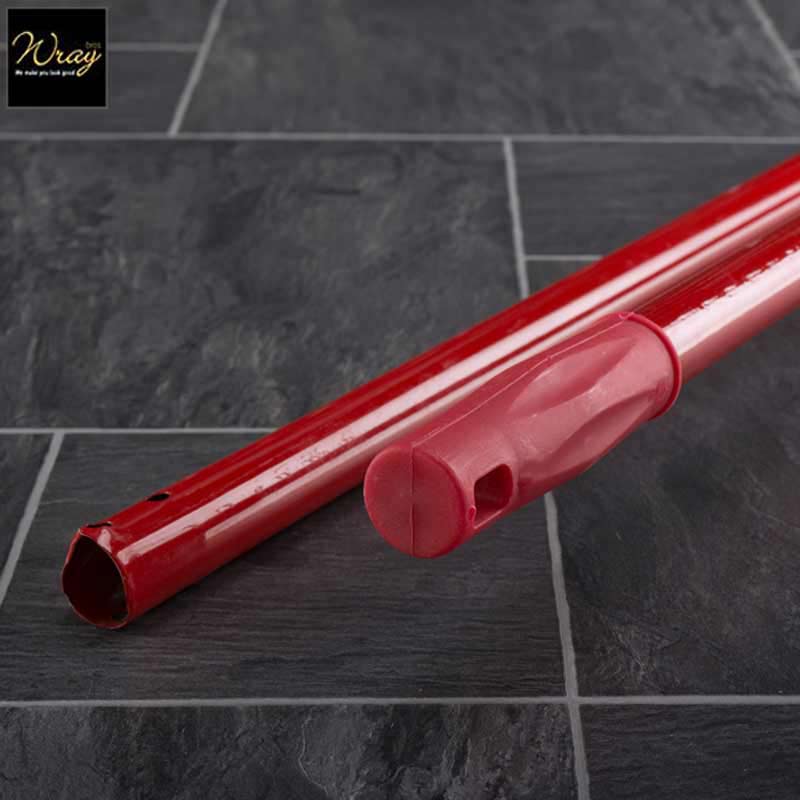 red steel squeegee handle rubber handle