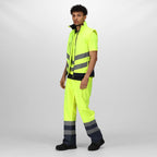 regatta hi vis pro bodywarmer yellow waterproof windproof thermo guard