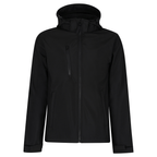 regatta hooded softshell black tra701