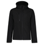regatta hooded softshell black tra701