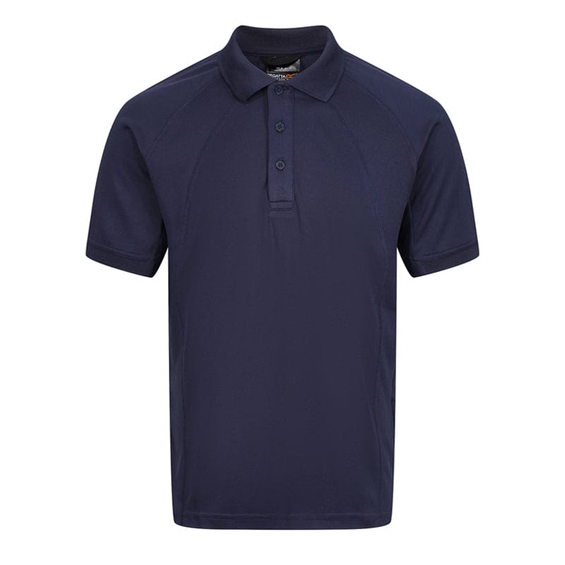 regatta standout coolweave polo shirt trs147 navy