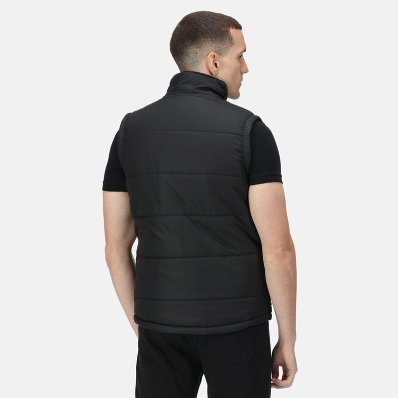 regatta steller multi zip bodywarmer tra803 black insulation