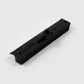 Rubber broom squeegee head