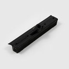 Rubber broom squeegee head