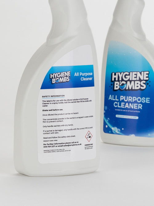 safety instructions for hygiene bombs