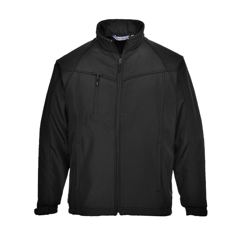 showerproof portwest jacket black front