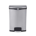 stainless steel pedal bin 90l