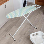 Steam ironing board with cotton foam underlay