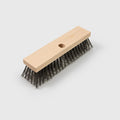 stiff wooden brush head