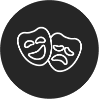 theatre line icon