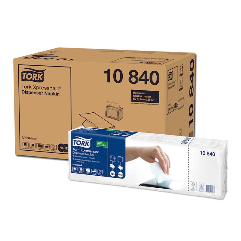 tork xpressnap white dispenser napkin x9000 box