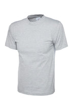 Grey t-shirt on a white background
