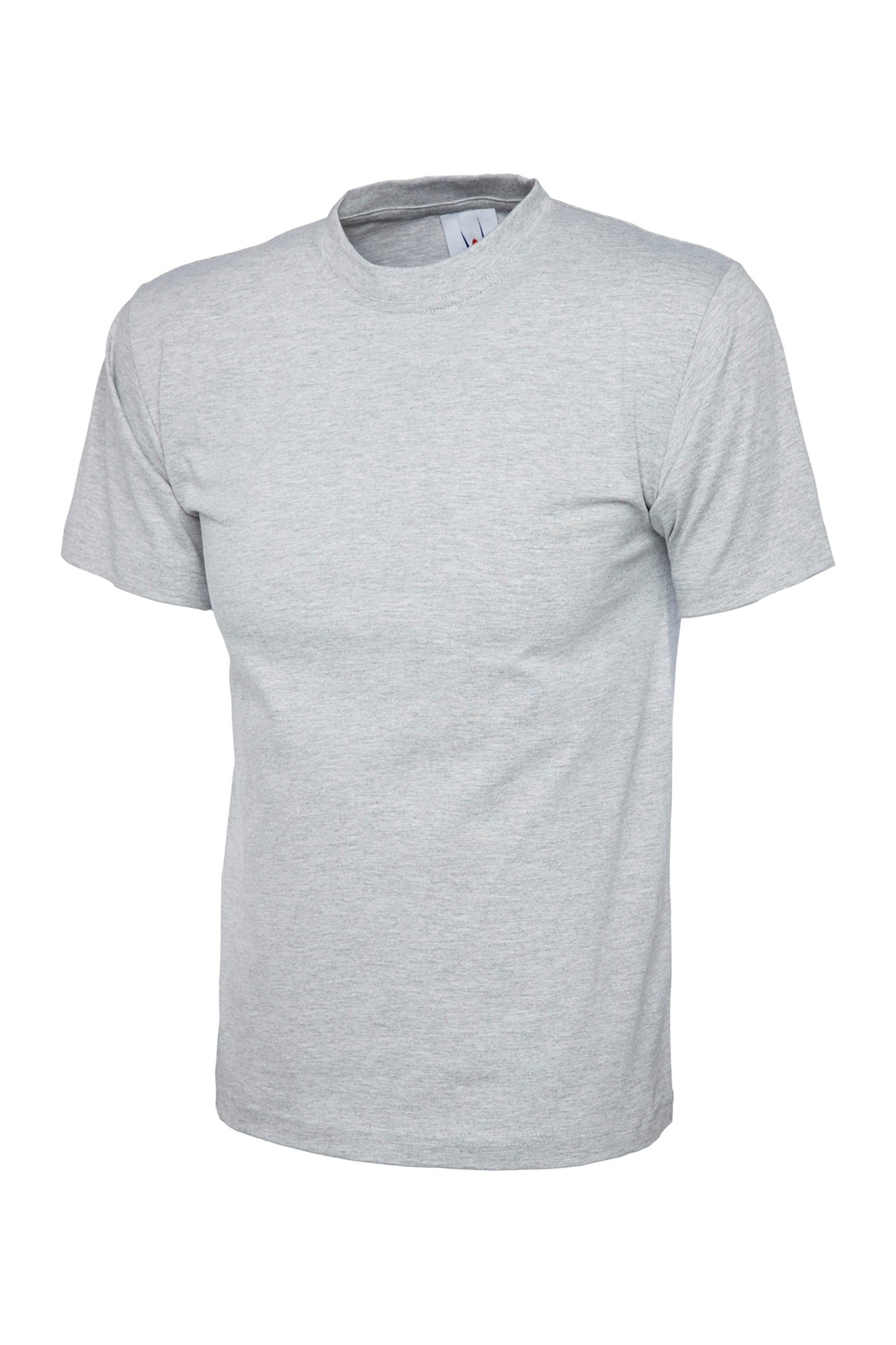 Grey t-shirt on a white background