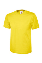 Yellow t-shirt on a white background