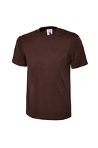 Brown t-shirt on a white background