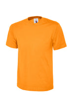 Orange t-shirt on a white background
