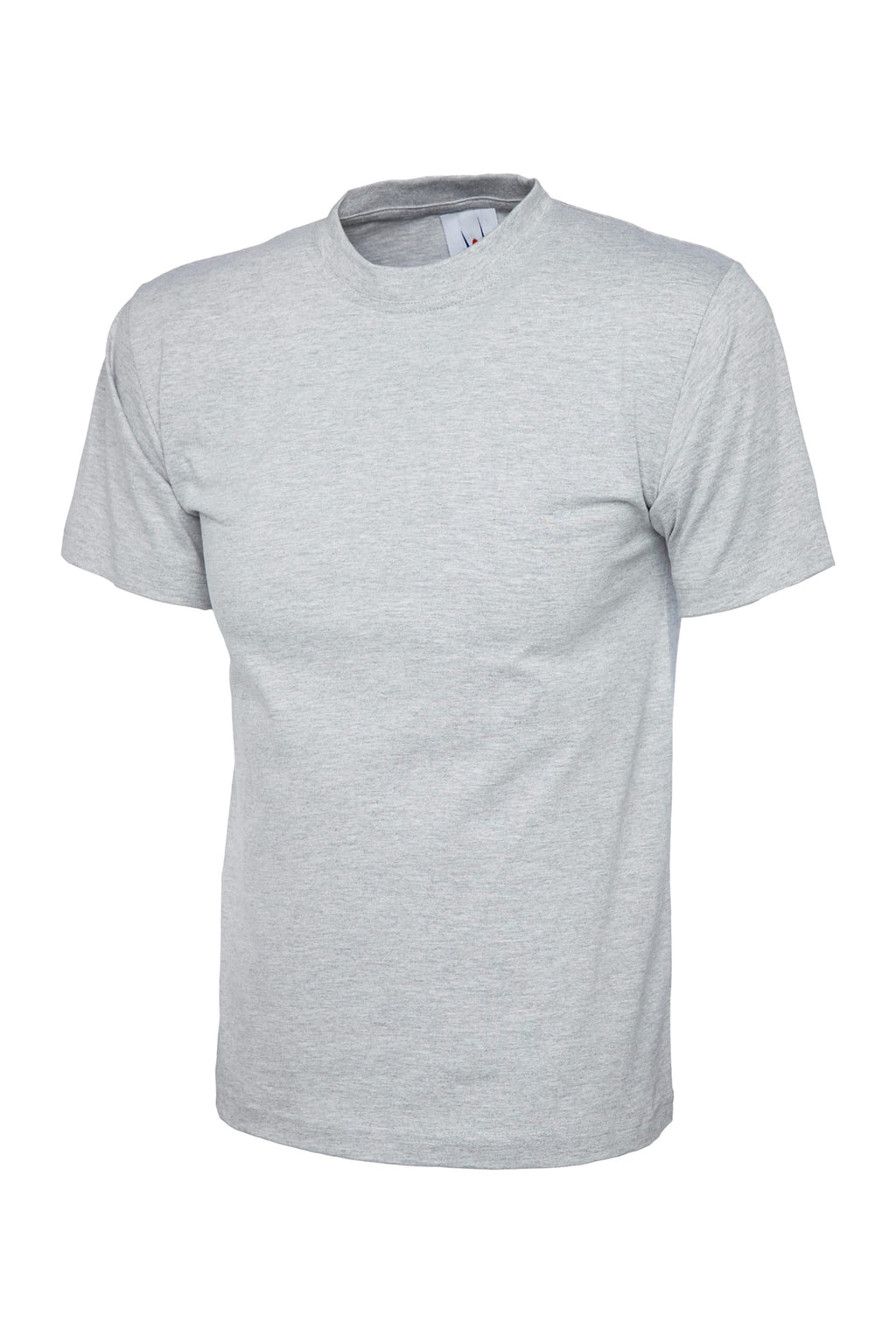 Grey t-shirt on a white background