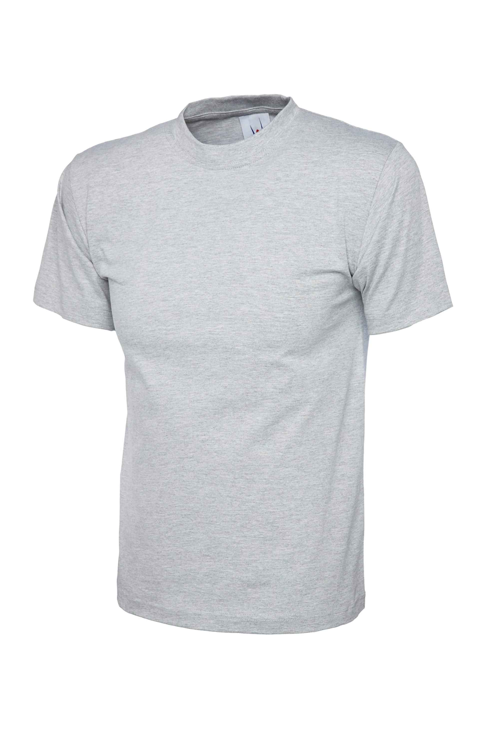 Grey t-shirt on a white background