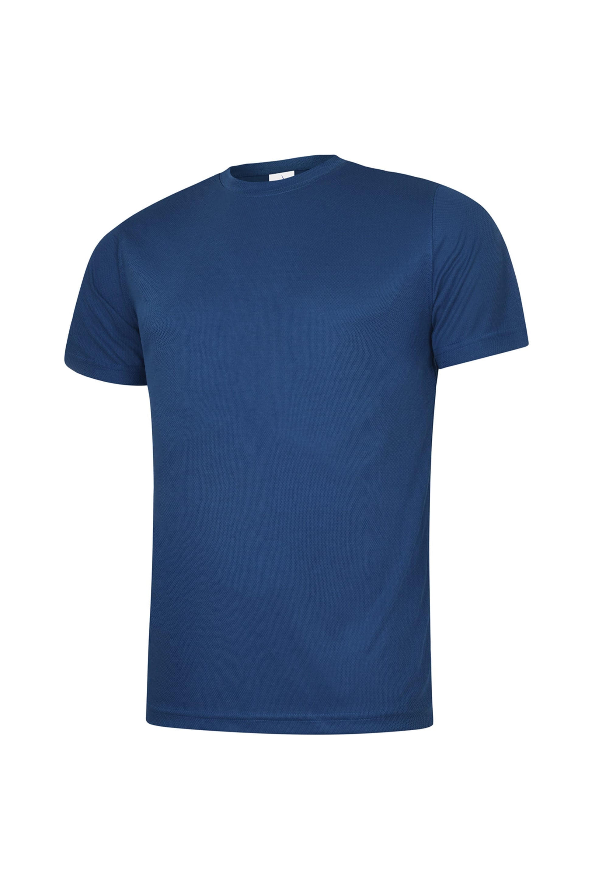 Blue t-shirt on a white background