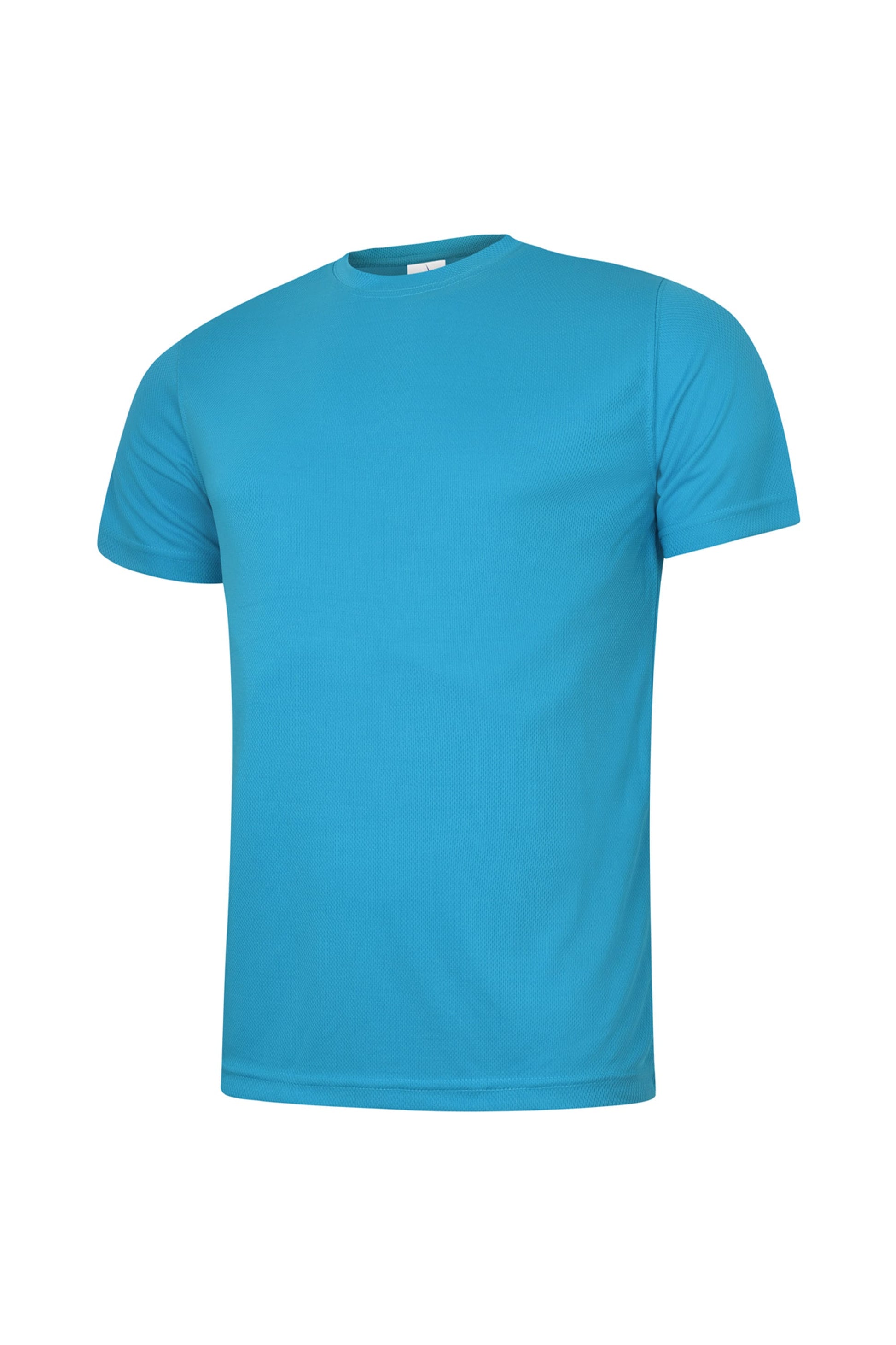 Blue t-shirt on a white background