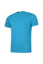 Blue t-shirt on a white background