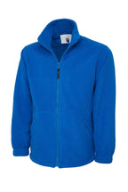 uneek premium micro fleece uc601 da960 royal blue