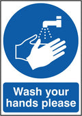 wash your hands sign