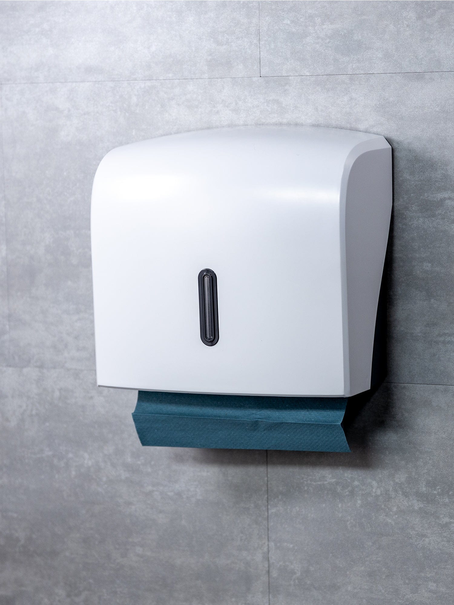 white small hand towel dispenser