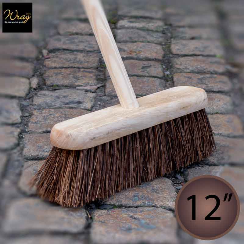 12 inch medium broom with handle