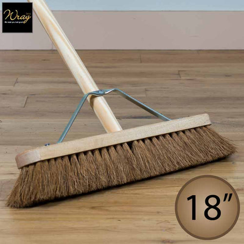 18 inch sweeping broom with handle