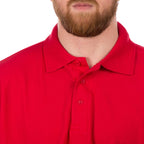 3 button mens pique polo shirt