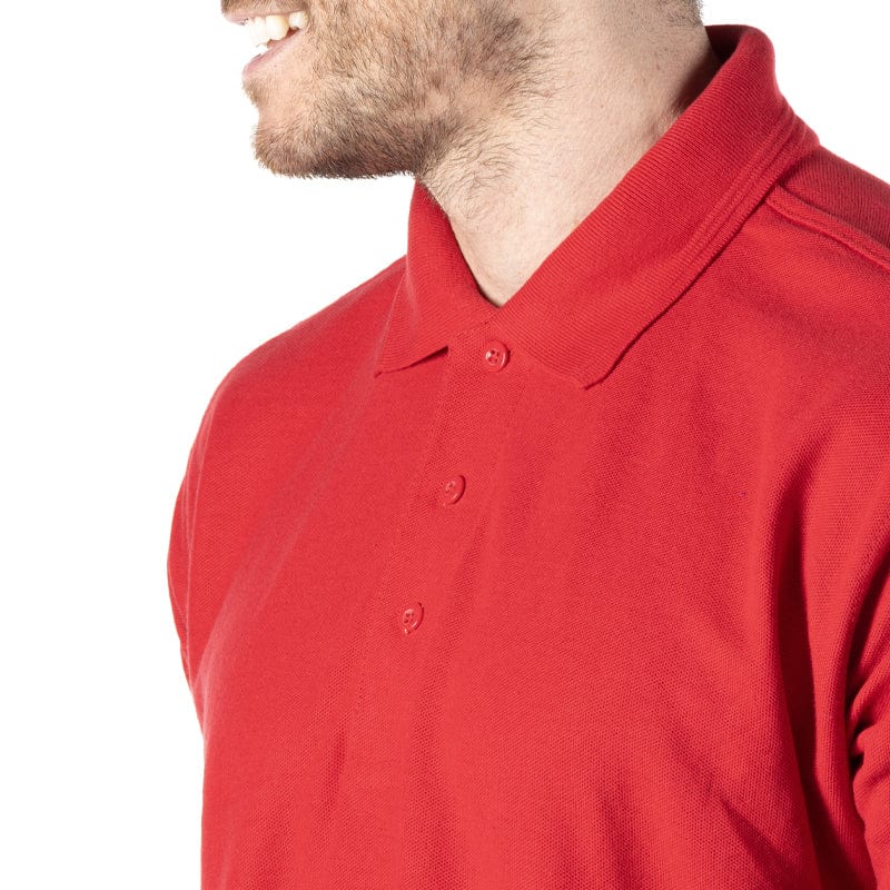 3 button premium pique polo