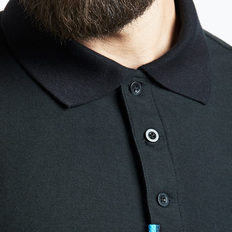 3 button workwear polo shirt