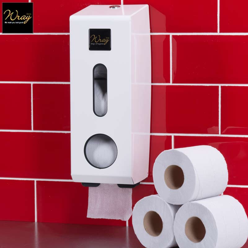 3 roll standard toilet roll dispenser