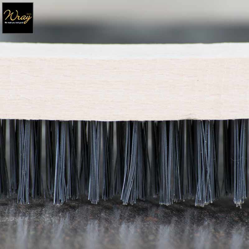 4 row wooden handle