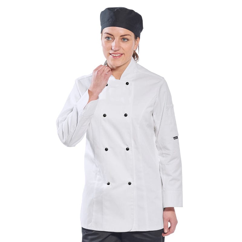 aerated mesh ladies chefs jacket
