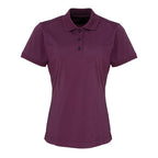 aubergine coolchecker polo