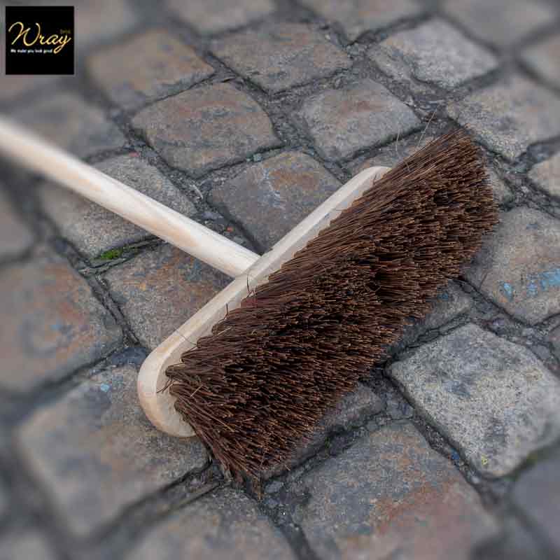 bassine filled plain wooden brush