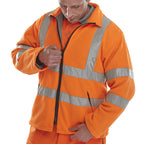 beeswift high vis fleece jacket