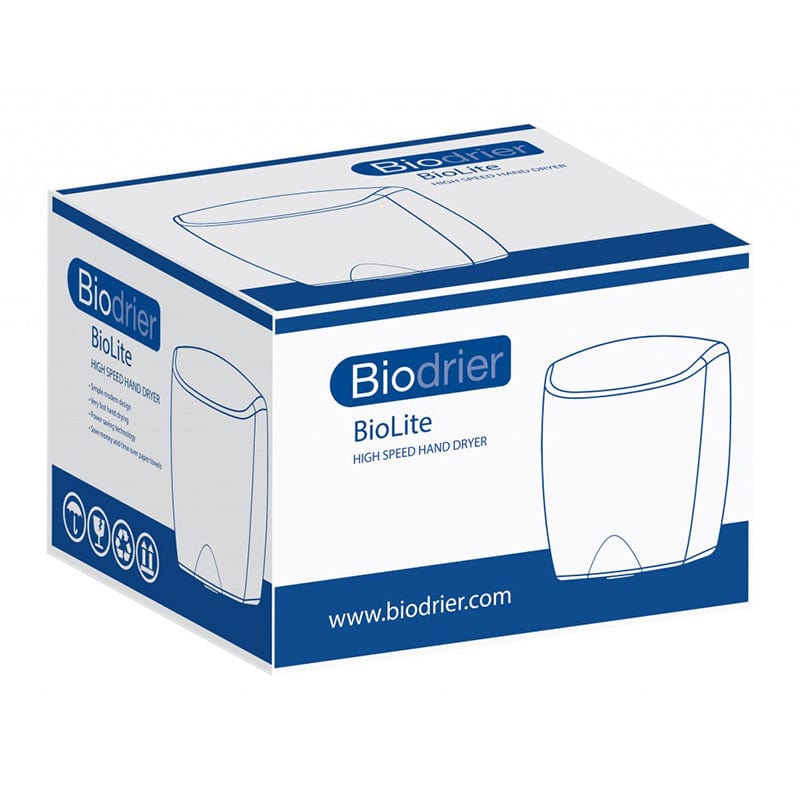 biolite hand dryer packaging