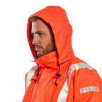 bizflame hi vis antistatic bomber jacket