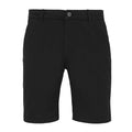 black asquith fox mens chino shorts