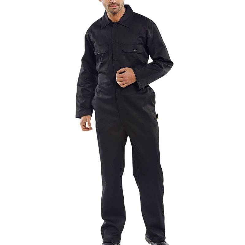 black beeswift industrial workwear overall