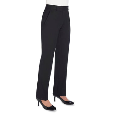 black bianca tailored fit trouser