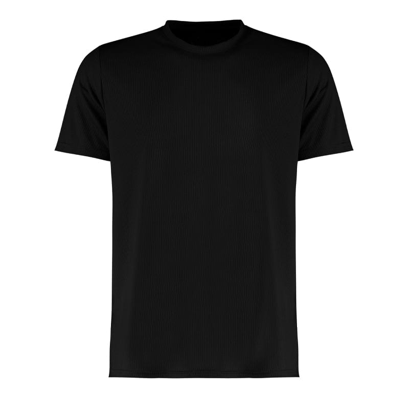 black cool wicking black t shirt