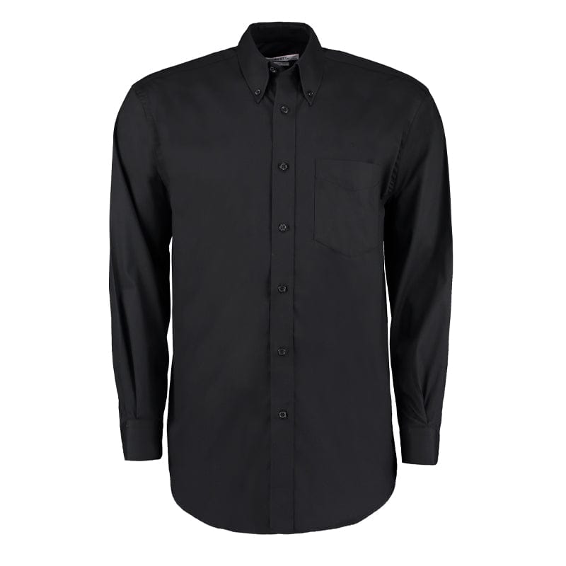 black corporate oxford shirt