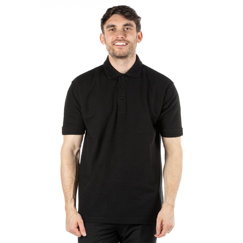 black durable mens poloshirt