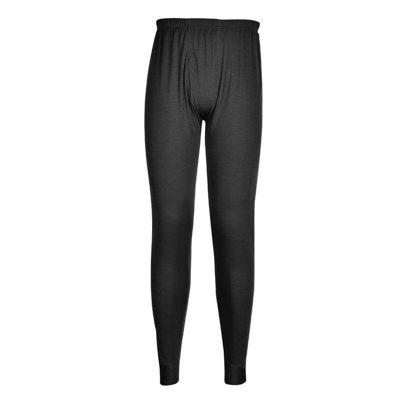 black elasticated waist band portwest thermals