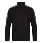 black grey mid layer lv571 top